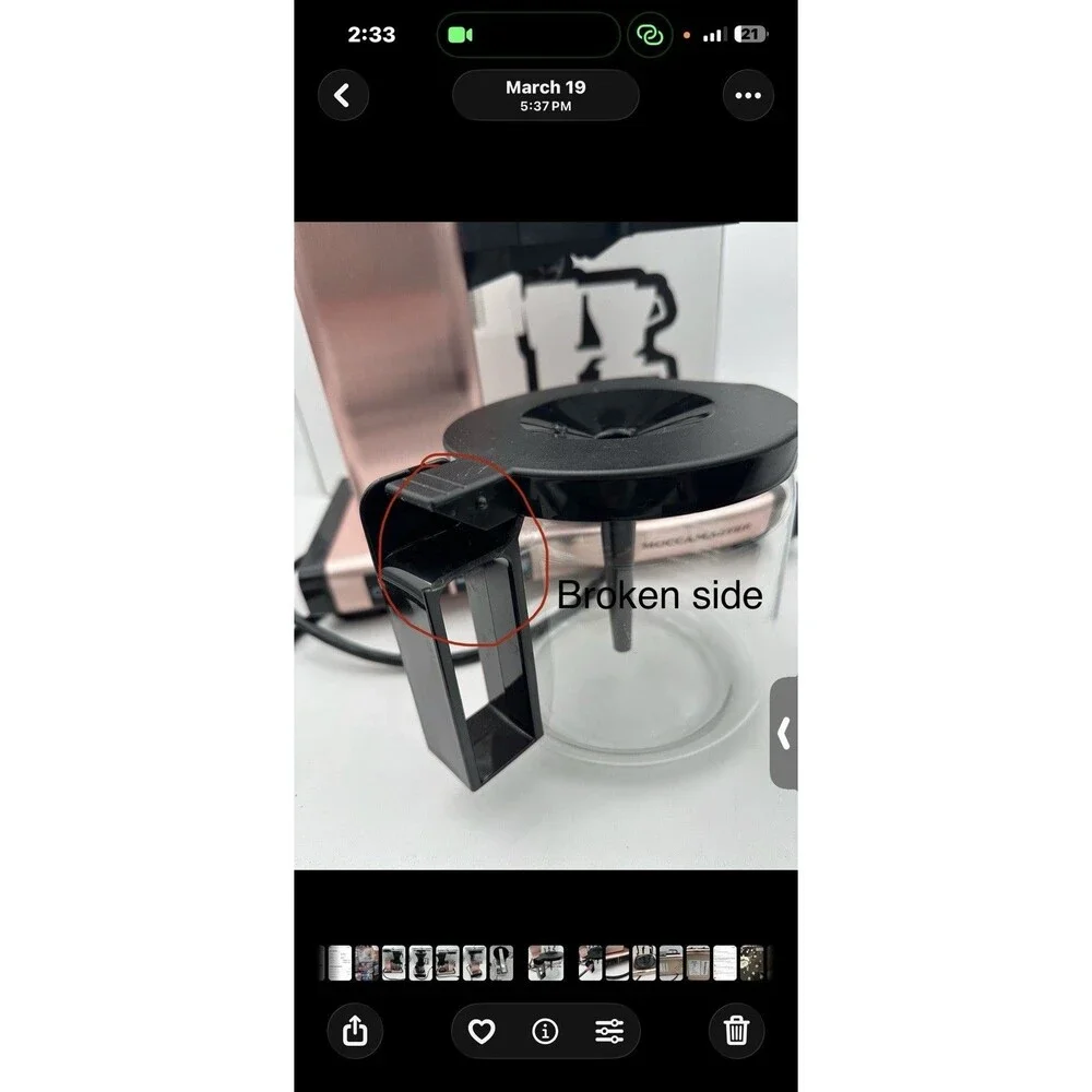 Technivorm Moccamaster KBGV Select 10-Cup Coffee Maker Rose Gold
